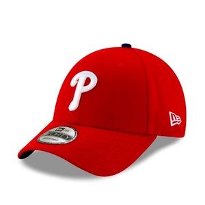 Philadelphia Phillies Red Curved Brim Baseball New Era Hat